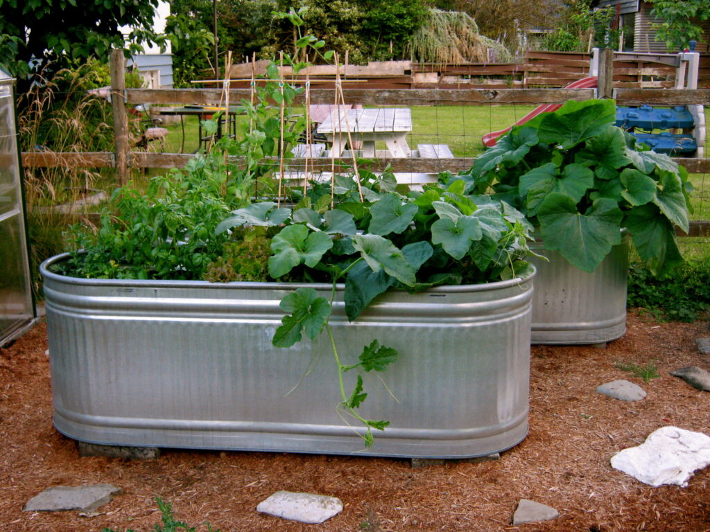 Metal raised beds