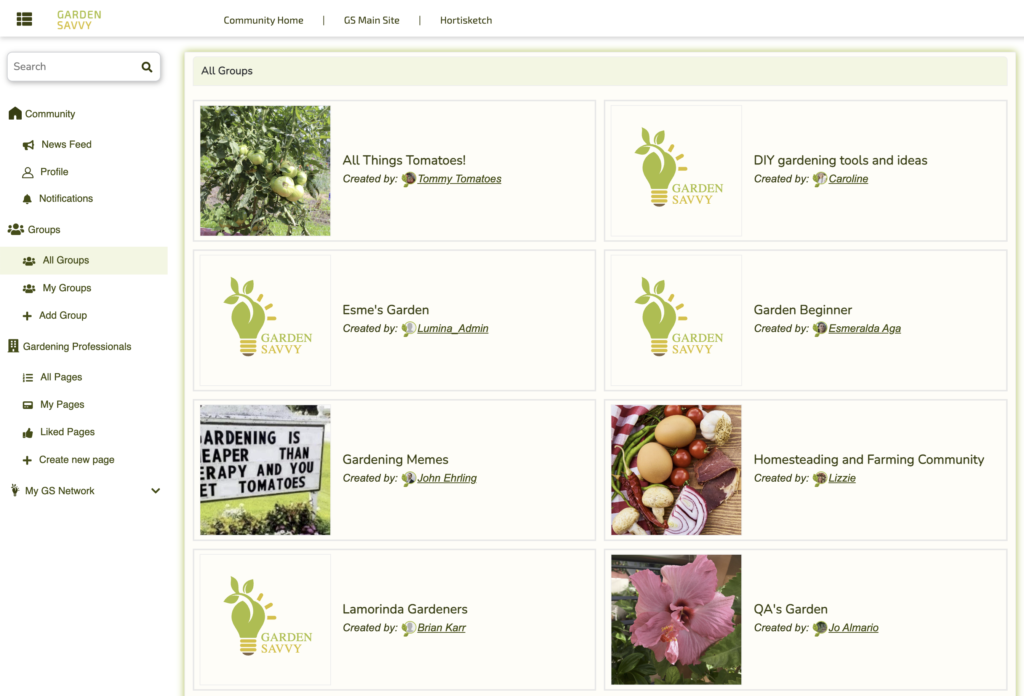 Gardening community the only gardening social media platform